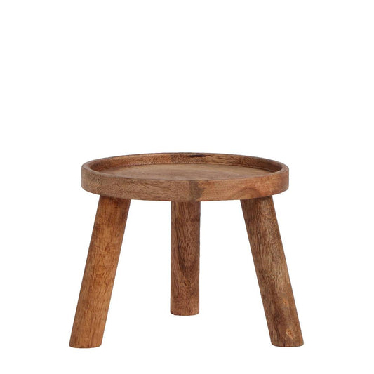 Kolibri-Startseite | Plantenstandaard - Houten planten verhoging Ø12cm