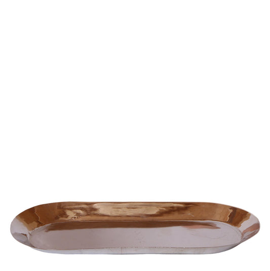 Kolibri-Startseite | Teller oval - Ovale dienblad Ø30cm - Silber
