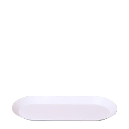 Kolibri-Startseite | Teller oval - Ovale dienblad Ø30cm - Weiß